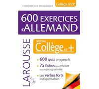 600 exercices d'allemand, spécial collège