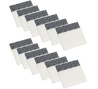 600 Feuilles 12 Tapis Imprimé Léopard Clair Sticky Notes Pour Livres Message Rappel, étanche Translucide Collant Notes Pour L'école De Bureau Message Rappel Post It, Bâton Fermement