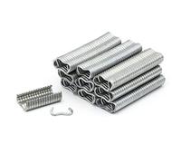 600 Pcs Hog Ring Pince à Clips Agrafes Oiseau Poulet Agrafeuse Grillage Souder RéParer Points Sertissage Soudage Fil Fer Barbelé Cage Animaux Compagnie