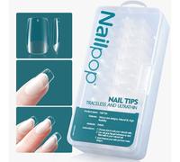 600 Pièces/Boîte Xs Faux Ongles Ultra-Court Carré, Semi Givré Capsules Americaine Ongles, Américaine Ongles Pose, Débutant, Convient Pour Vivre Et Travailler