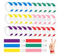 600 Pièces Bracelets d'Identification, Bracelets en Papier pour Événements, Imperméables Bracelets d'Identification, Bracelets d'Entrée pour Événements, Soirées, Festivals et Voyages
