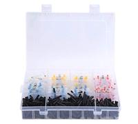 600 pièces de manchons de soudure étanches, ensemble de connecteurs à emboîtement thermorétractables, tailles assorties avec codage couleur selon les normes AWG, pour le câblage