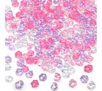 600 Pièces Faux Diamants en Acrylique Scintillants, Sans Trou Pierres Précieuses pour Enfants, Pierres Décoratives en Acrylique pour Bricolage DIY et Décoration