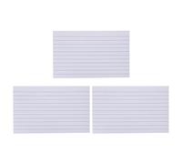 600 Pièces Fiches de Notes Lignées Double Face Format Collège