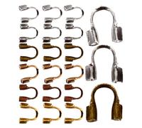600 Pièces Garde-fil U pour Bijoux en Métal, Fabrication | Accessoire de Bricolage, pour Anneau de Jonction et Fermoir Mousqueton, Métal, Facile à Utiliser