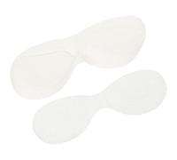 600 Pièces Masque Oculaire en Tissu Non Tissé Respirant Jetable | Blanc, Ultra-fin et Doux, Usage en Salon de Beauté, Préparation Maquillage, pour Crèmes et Sérums