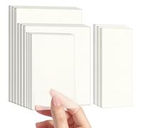 600 Pièces Notes Autocollantes Transparentes, Notes Adhésives Réutilisables, Faciles à Écrire Notes Autocollantes Imperméables pour la Maison, le Bureau, l'École (Quatre Tailles)