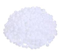600 Pièces Pompons de Noël Boules de Pompons Mini Pompons Artisanaux pour Décorations de Fête de Noël Bricolage (Blanc)