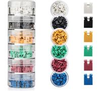 600 Pieces Standard Computer Jumper Caps Header Pin Shunt Short Circuit 2P Connector Open Top 254Mm Suitable For Arduino Raspberry Pi Pcb Pc Dvd Hdd Motherboard Shorting And Othe[ZHUJ2853]