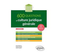 600 Questions De Culture Juridique Générale - A Jour Au 1er Octobre 2024