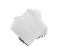600 Serviettes blanches en papier - Petits et individuels - Texture micropoint - Plus épais et absorbants - 10 x 10 cm Pliés - Hostelnovo
