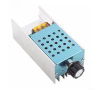 6000 W AC Spannungsregler Dimmer 0-220V Heizungssteuerung AC Thyristor Regler 6000W mit Gehäuse für Licht Spannungsschalter 6000W FR-4 Überhitzungsschutz Dimmer Controller 6000W 0-220V für