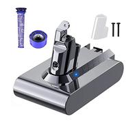 6000mAh Batterie pour Dyson V6 DC62, Compatible avec Dyson V6, DC58, DC59, DC61, DC62 Animal, DC72, DC74, SV03, SV04, SV05, SV06, SV07, SV09, 967810-23