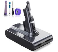 6000mAh Batterie pour Dyson V7 SV11 Remplacement Batterie pour Dyson V7 Absolute Animal Motorhead Trigger Car+Boat Fluffy HEPA Mattress Aspirateur avec 2 Pré-Filtre et 1 Tournevis