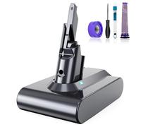 6000mAh Batterie pour V7 SV11 Remplacement Batterie pour Dyson Absolute Animal Motorhead Trigger Car+Boat Fluffy HEPA Mattress Aspirateur avec 2 Pré-Filtre et 1 Tournevis