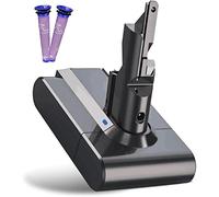 6000mAh V7 Batterie de Rechange pour Dyson V7 Batterie SV11 avec Dyson V7 Animal, V7 Motorhead, V7 Fluffy, V7 Mattress, V7 Trigger+, V7 Cord-Free, V7 Extra, Batterie pour aspirateur Dyson V7