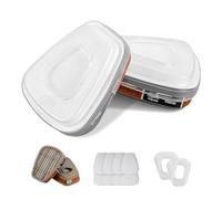 6001 Filtre pour masque respiratoire, cartouches ANUNU Organic Vapor 6001 Filtre de couleur chimique compatible avec les masques respiratoires 6200, 6800, 7502