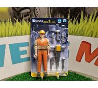 Bruder Figurine Ouvrier avec accessoires de chantier