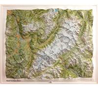 60054 massif du mont blanc 94cm x 114 cm - - Collectif - Ign Institut Geographique National - Atlas / carte