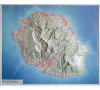 Réunion relief map (60075)