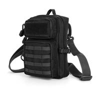 600D Tactical Molle Pouch Utility Belt Waist Pack Phone Bag Military Webbing Bag Waist Bag BLACK COLOR