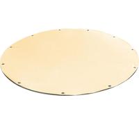 (600g/m²) Bâche ronde de camion/PVC avec œillets de 20mm (beige RAL1014, 300 cm) Bâche de piscine Bâche de piscine Bache de protection