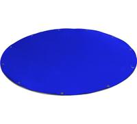 (600g/m²) Bâche ronde de camion/PVC avec œillets de 20mm (bleu RAL5002, 240 cm) Couverture de piscine Bâche de piscine Bache de protection