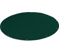 (600g/m²) Bâche ronde de camion/PVC avec œillets de 20mm (vert RAL6005, 300 cm) Couverture de piscine Bâche de piscine Sous-couche Bache de protection