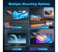 600KM Long Range Digital TV Antenna-Indoor Amplified HD TV Antenna for Freeview TV Support 4K 1080P (Black)