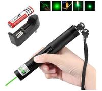 600Miles 532nm stylo pointeur laser vert assassin 18650 astronomie Lazer + chargeur-keeper