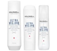 600ml Goldwell Dualsenses Ultra Volume Set (Shampoo 250ml + Conditioner 200ml + Spray 150ml)
