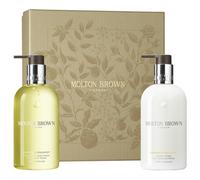 600ml MOLTON BROWN Orange & Bergamot Coffret de soins pour les mains (savon pour les mains 300 ml + crème pour les mains 300 ml)