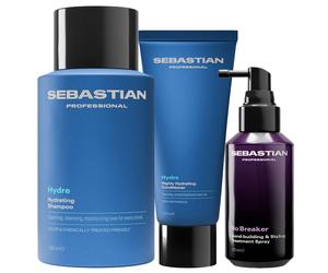 600ml Sebastian Coffret soin intensif Cool Creamy Pearl Blonde (shampoing 250 ml + après-shampoing 250 ml + spray de soin 100 ml)