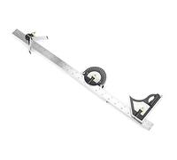 600MM Equerre combinée réglable en métal Règle à angle droit Outil de mesure de l'ingénieur