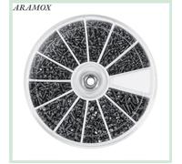 600pcs 12 Types Petites Vis de Noix Kit D'assortiment Mini Boulons D'écrous