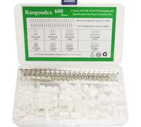 600Pcs 18-26 AWG Connecteur JST-XHP Câble Kit 2.54mm Femelle Pin Header JST-PH 2/3/4/5 Pin Connecteur Mâle et Femelle