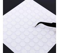 600pcs Mastic de Montage Double Face, Autocollants à Pastilles Adhésives Transparentes de 10mm Mastic Acrylique Rond Collant Mastic Mural Amovible Sans Trace pour Accrocher des Photos des Affiches