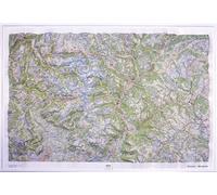 Ecrins / Queyras relief map (60170)