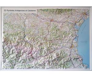 60203 pyrenees ariegeoises et catalanes 80cm x 113cm - Collectif - Ign Institut Geographique National - Atlas / carte