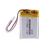 602535 3,7 V 600 mAh, 1 pièce(1PC)