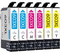 603 XL Cartouches d'encre compatibles avec Epson 603 603XL Couleur Multipack,pour Expression Home XP 2100 2105 2150 2155 3100 3105 4100 4105,Workforce WF 2810 2820 2830 2835 2840 2850