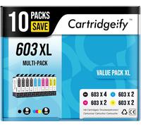 603 XL Compatible avec Cartouches Epson 603 603XL Multipack (10-Pack),pour Expression Home XP-2100 XP-2105 XP-3100 XP-3105 XP-3150 XP-4100 XP-4150,Workforce WF-2810 WF-2830 WF-2850.[Y140]