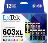 603 Xl Compatible Cartouches D'Encre Pour Epson 603 603Xl Pour Expression Home Xp-2100 Xp-2150 Xp-4155 Xp-4105 Xp-3150 Xp-2155 Xp 3100 Xp 4100 Xp 4150 Workforce Wf-2850 Wf-2835 (12[ENC940190]
