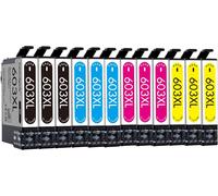 603 XL Compatible with Epson 603 603XL Multipack Cartridges (12-Pack), for Expression Home XP-2100 XP-2105 XP-3100 XP-3105 XP-3150 XP-4100 XP-4150, Workforce WF-2810 WF-2830 WF-2850