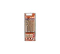 603002100 Jeu de forets pour le bois 4 pièces 3 mm, 4 mm, 5 mm, 6 mm 1/4 (6,3 mm) 1 set