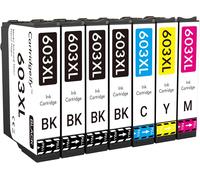 603XL Compatible avec Cartouches Epson 603 603XL Multipack, pour Expression Home XP-2100 XP-2105 XP-3100 XP-3105 XP-4100 XP-4105, Workforce WF-2810 WF-2830 WF-2835 WF-2850
