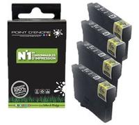 Point D'encre 603XL - Etoile de mer - 4 X Cartouches Noir Grande capacité de Marque Francaise pour imprimante Compatible EPSON