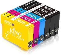 603Xl Ink Cartridges Replacement For Expression Home Xp-3100 Xp-4100 Xp-2100 Xp-2105 Xp-3105 Xp-4150 (Pack Of 2)
