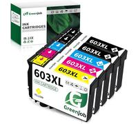 603Xl Multipack Cartouche D'Encre Pour Epson 603 Xl Pour Epson Expression Home Xp-2100 Xp-2105 Xp-2150 Xp-2155 Xp-3100 Xp-3150 Xp-3155 Xp-4100 Xp-4150 Wf-2810 Wf-2820 Wf-2830 (Paqu[ENC941350]
