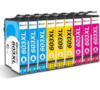 603XL Multipack Compatible avec Epson 603 603XL Couleur Cartouches d'encre, pour Epson Expression Home XP-2100 XP-2105 XP-2150 XP-3100 XP-3105 XP-4100 XP-4105 Workforce WF-2810 WF-2830 WF-2835 WF-2850